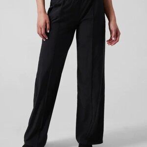 NWT Athleta Nolita Wide Leg Black Pant Size 16